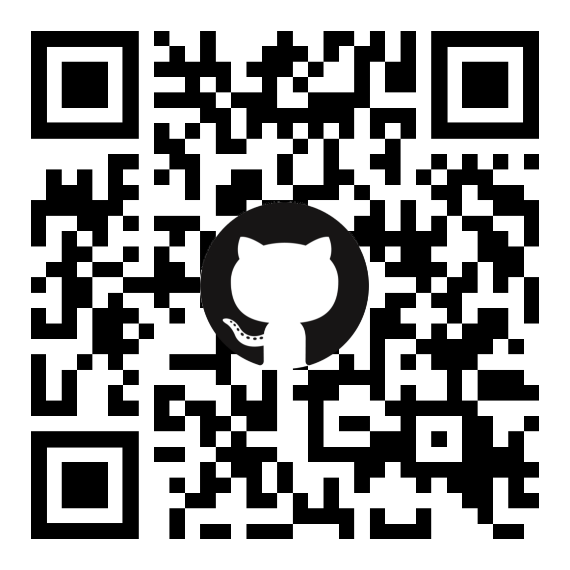 qrcode menant à mon profil Github