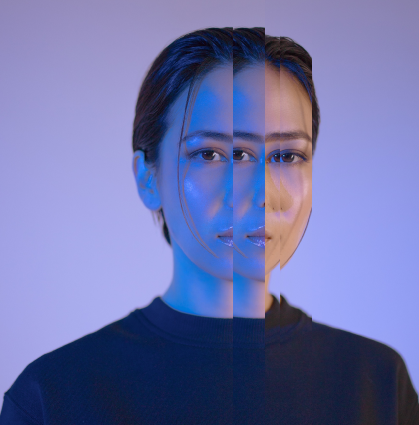 Portrait avec effet de Robbie Lens